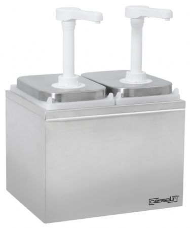 Pompe à sauce neutre 2 x 2L - Casselin - CPSN22L