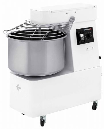 Pétrin à spirale tête et cuve fixes 2 vitesses 25Kg - Casselin - CPSTCF2V25