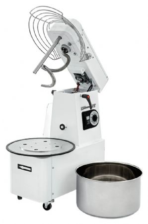 Pétrin à spirale tête relevable et cuve amovible 25Kg - Casselin - CPSTRCA25