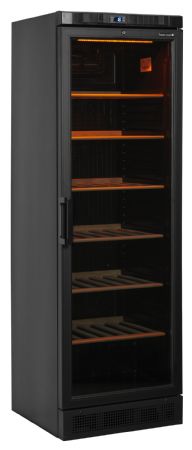 Cave à vins vitrine réfrigérée adaptée au vin 1 porte vitrée positive - Tefcold - CPV1380E