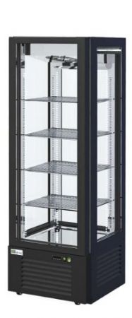Vitrine panoramique boulangerie positive 1 porte battante +2 / +10°C - 600L Vitrine panoramique boulangerie positive 1 porte battante +2 / +10°C - 600L