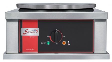 Crêpière professionnelle électrique diamètre 40 cm - Sofraca - CR1CE40