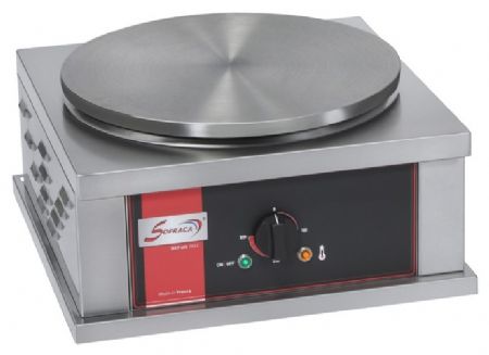 Crêpière professionnelle électrique diamètre 40 cm - Sofraca - CR1CE40 Crêpière professionnelle électrique diamètre 40 cm - Sofraca - CR1CE40