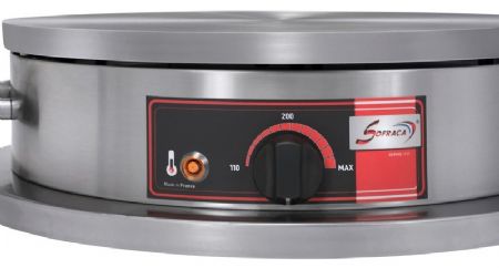 Crêpière professionnelle Monophasé 40 cm - Sofraca - CR1RE40