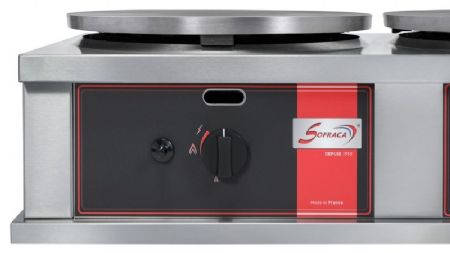 Crêpière professionnelle Gaz 40 cm - Sofraca - CR2CG40