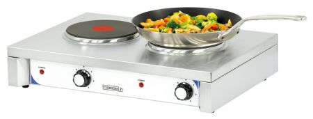 Réchaud électrique double Monophasé 2 x 2000 W - Casselin - CRED