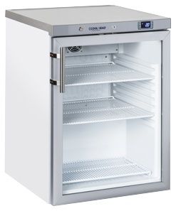 Armoire réfrigérée positive blanche 1 porte vitrée +2/+8°C 200 L - Coolhead - CRG 2