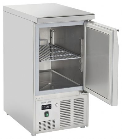 Saladette réfrigérée 1 porte pleine couvercle inox +0/+8°C - Coolhead - CRX 45A