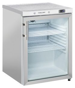Armoire réfrigérée positive inox 1 porte vitrée +2/+8°C 200 L - Coolhead - CRXG 2