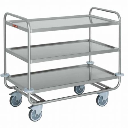 Chariot de service professionnel 3 niveaux 1090x590x915 mm - Diamond - CS3/100S
