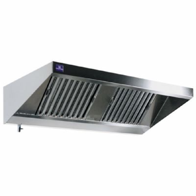 Hotte murale snack avec clairage intgr 2000x900 mm
