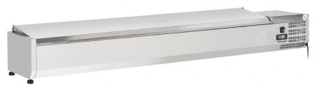 Saladette à Poser 10 x GN 1/4 avec couvercle - Casselin - CSAP1014C
