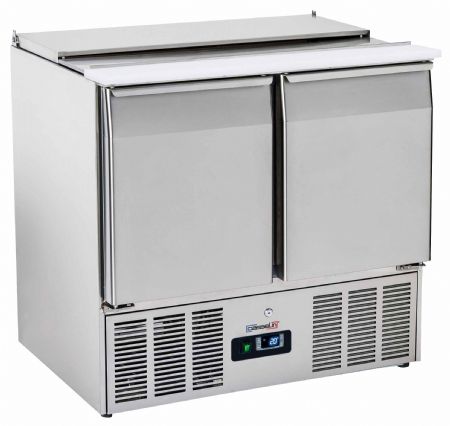 Saladette réfrigérée de préparation 2 portes 900 avec 220 L de capacité bacs - Casselin - CSAP2P900 Saladette réfrigérée de préparation 2 portes 900 avec 220 L de capacité bacs - Casselin - CSAP2P900