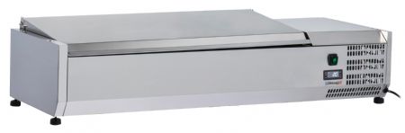 Saladette à Poser 3 x GN 1/3 + 1 GN 1/2 avec couvercle - Casselin - CSAP313C