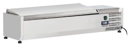 Saladette à Poser 5 x GN 1/4 avec couvercle - Casselin - CSAP514C