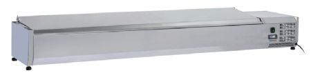 Saladette  poser rfrigre pour 9 bacs GN 1/3 avec couvercle inox
