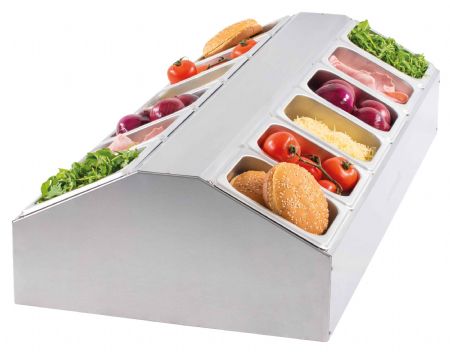 Support pour 12 bacs GN 1/6 - central - Casselin - CSBG1216C