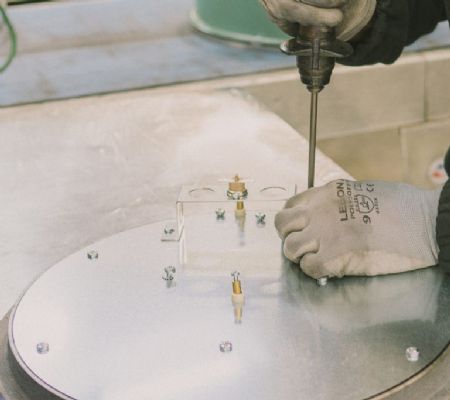 Crêpière professionnelle électrique Ø 35 cm 50 à 300 °C châssis carré Standard - Krampouz - CSCA3AA-KR