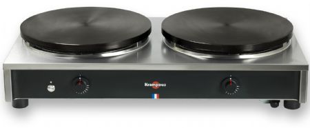 Crêpière professionnelle gaz double 2 x Ø 40 cm châssis carré Standard - Krampouz - CSCS8MA-KR Crêpière professionnelle gaz double 2 x Ø 40 cm châssis carré Standard - Krampouz - CSCS8MA-KR