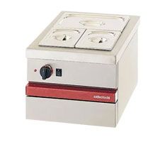 Bain marie électrique GN 1/1 à poser - 400x650x300 mm