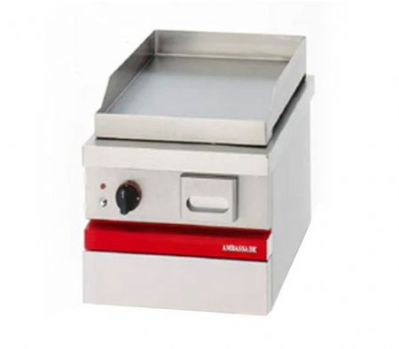 Gril acier lisse électrique/plancha
