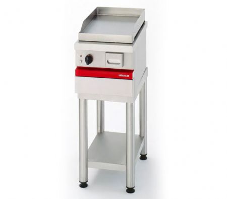Gril acier lisse électrique/plancha