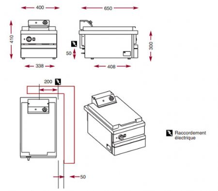 Friteuse électrique 6 litres - 4,5kW