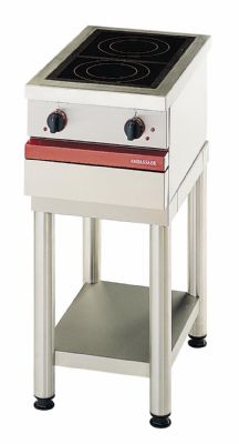 Cuisinière élecrique 2 plaques vitrocéramiques de 2,1 kW chacunes à poser - 400x650x300mm Cuisinière élecrique 2 plaques vitrocéramiques de 2,1 kW chacunes à poser - 400x650x300mm