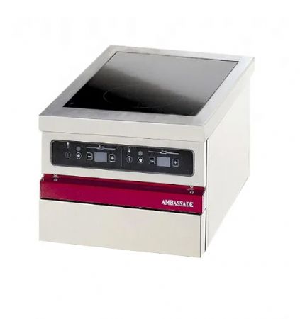 Cuisinière électrique 2 plaques à induction à poser - 400x650x300mm Cuisinière électrique 2 plaques à induction à poser - 400x650x300mm