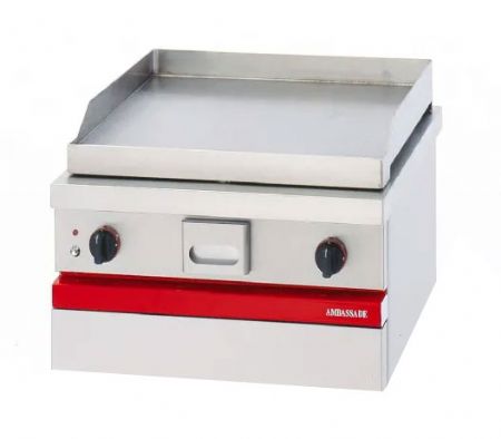 Gril acier lisse électrique/plancha Gril acier lisse électrique/plancha