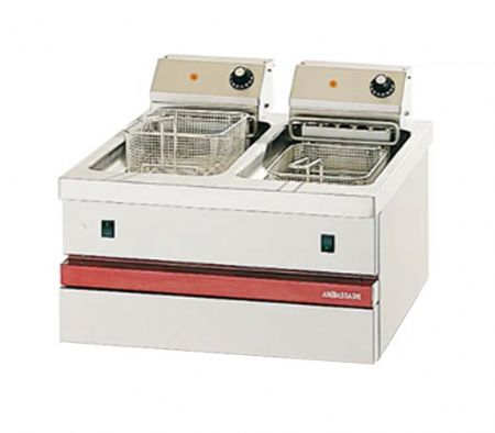 Friteuse électrique 2 x 6 litres (2 x 4,5 kW) Friteuse électrique 2 x 6 litres (2 x 4,5 kW)