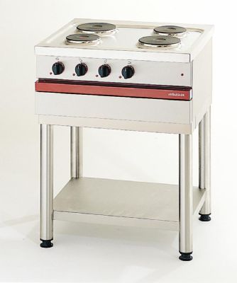 Cuisinière électrique 4 plaques rondes à poser - 700x650x300 mm Cuisinière électrique 4 plaques rondes à poser - 700x650x300 mm