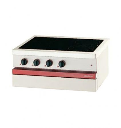 Cuisinière élecrique 4 plaques vitrocéramiques à poser - 700x650x300mm Cuisinière élecrique 4 plaques vitrocéramiques à poser - 700x650x300mm