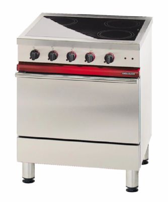 Cuisinière élecrique 4 plaques vitrocéramiques à poser - 700x650x300mm Cuisinière élecrique 4 plaques vitrocéramiques à poser - 700x650x300mm