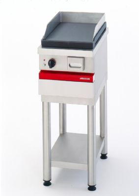 Plaque à snacker gaz en fonte à poser surface lisse - 400x650x300 mm Plaque à snacker gaz en fonte à poser surface lisse - 400x650x300 mm