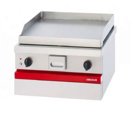 Gril chrome lisse gaz/plancha