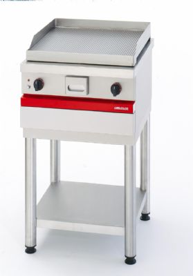 Plaque à snacker gaz en acier à poser surface rainurée - 600x650x300 mm Plaque à snacker gaz en acier à poser surface rainurée - 600x650x300 mm