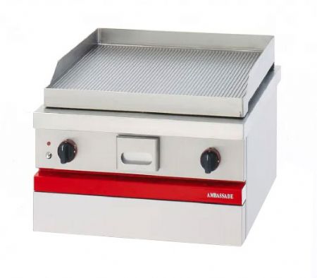 Gril chrome nervuré gaz Gril chrome nervuré gaz