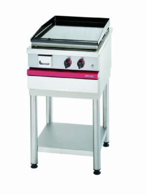 Plaque à snacker gaz en fonte surface lisse - 600x650x300 mm Plaque à snacker gaz en fonte surface lisse - 600x650x300 mm