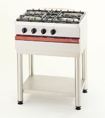 Cuisinière à gaz 4 bruleurs vifs à poser - 700x650x300 mm Cuisinière à gaz 4 bruleurs vifs à poser - 700x650x300 mm