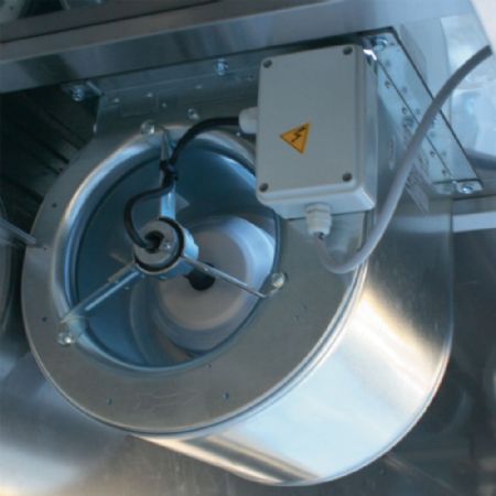 Hotte professionnelle avec moteur incorporé 2000x900 mm - Diamond Promo - CSL2009-VTM