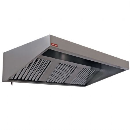 Hotte Murale avec 5 filtres labyrinthes 3000x950 mm - Diamond - CSL3000/N
