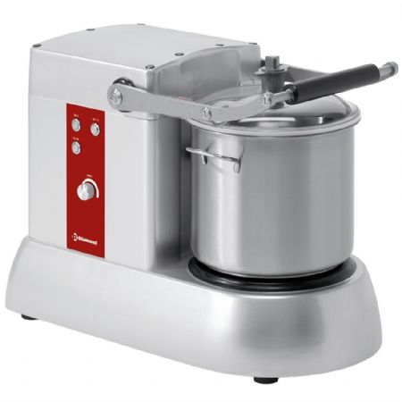 Cutter cuisine professionnel inox de table variateur de vitesse, capacité utile 8,2 L - Diamond Promo - CSP/15VT-N