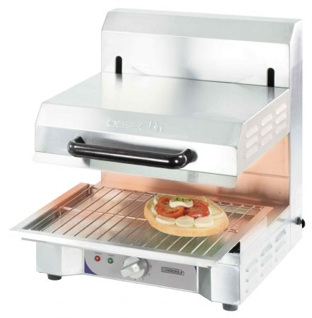 Salamandre à quartz avec plafond mobile Électrique Monophasé 470x540x525 mm - Casselin - CSQA1P