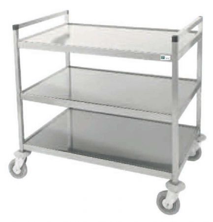 Chariot de service pro 3 niveaux 1000 mm de longueur
