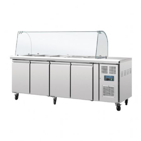Saladette réfrigérée positive 4 x GN 1/1 - Polar - CT395