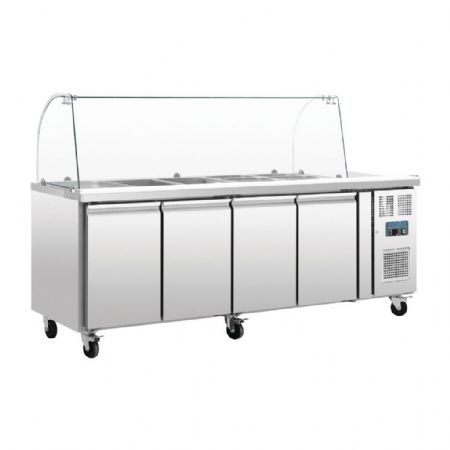 Saladette réfrigérée positive 4 x GN 1/1 - Polar - CT395