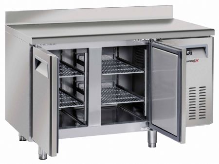 Table desserte réfrigérée avec dosseret 2 portes 175 L positive - Casselin - CTARD2P Table desserte réfrigérée avec dosseret 2 portes 175 L positive - Casselin - CTARD2P