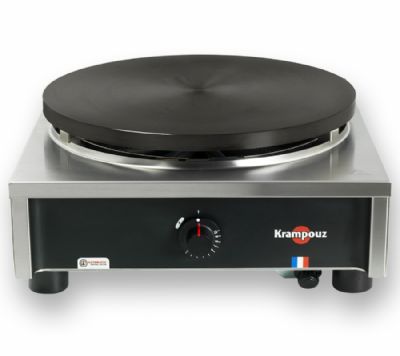 Crêpière à gaz pro à poser surface fonte diamètre 40 cm Crêpière à gaz pro à poser surface fonte diamètre 40 cm