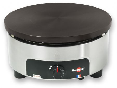Crêpière professionnelle gaz Ø 35 cm châssis rond Confort régulation thermostatique - Krampouz - CTRH3MA-KR Crêpière professionnelle gaz Ø 35 cm châssis rond Confort régulation thermostatique - Krampouz - CTRH3MA-KR